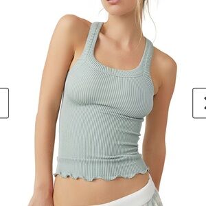 NWT Free People Ribbed Seamless Tank